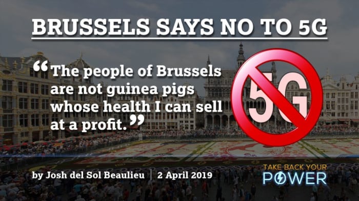 Brussels has stopped deployment of 5G within its borders while they assess the safety of this new wireless technology.