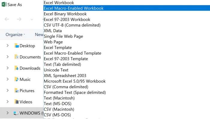Saving the workbook as Macro-Enabled is the only way a macro button will work in a workbook. Understand that you will be prompted to enable the macro whenever the workbook is reopened.