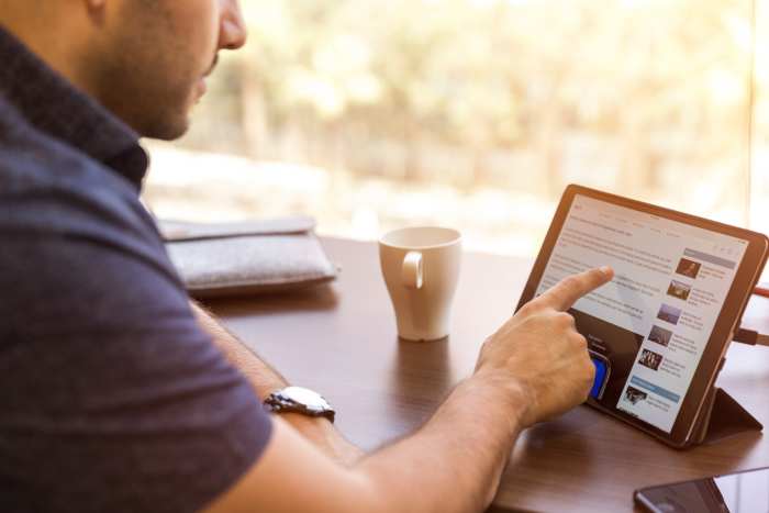 Touch is the primary input method for iPads, but mouse support adds versatility.