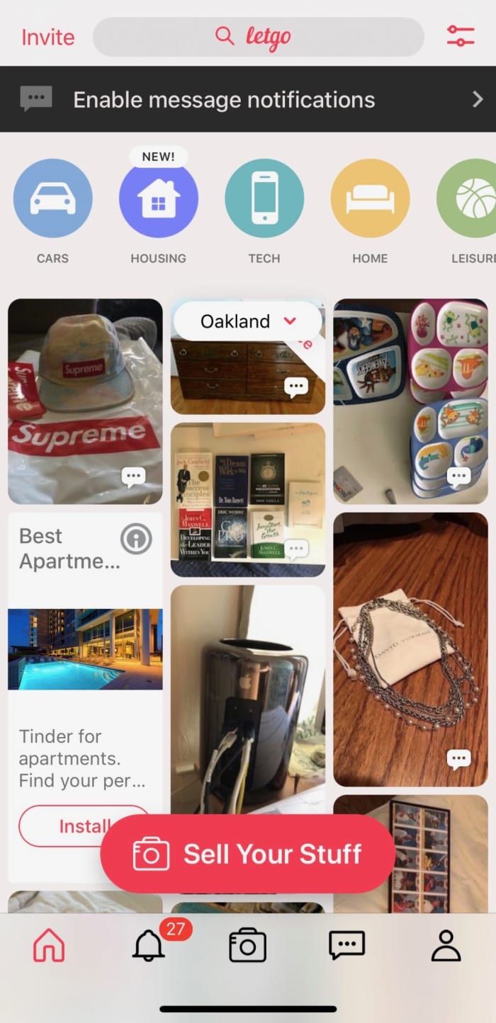 Apps like offerup and letgo information
