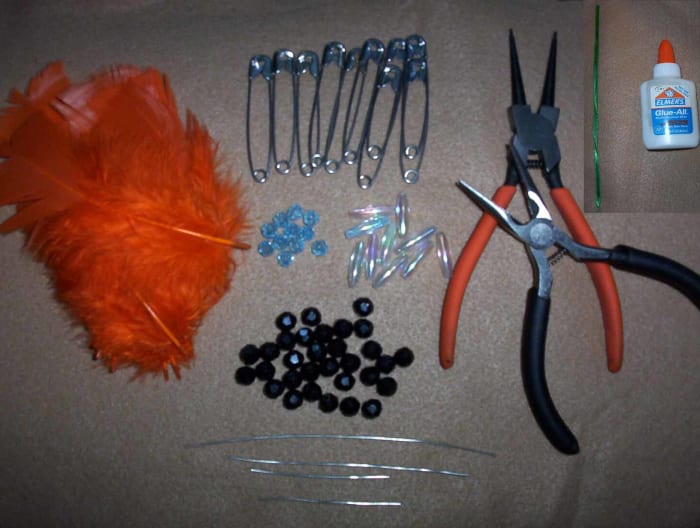 How To Make A Native American Beaded Headdress With Safety Pins