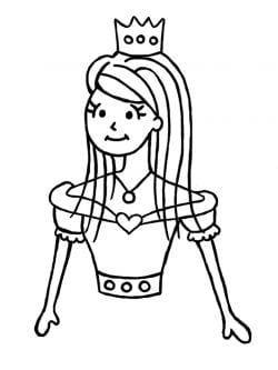 How to Draw a Princess Step-by-Step for Kids - FeltMagnet
