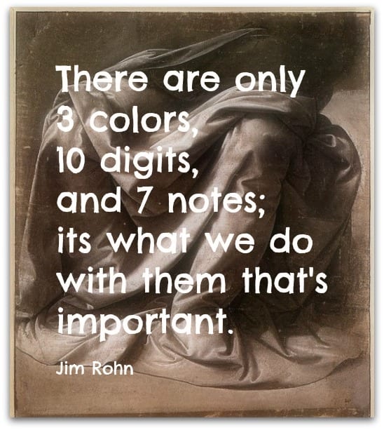 Painting is like music. Harmony and rhythm are very important