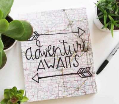 39 Creative Old Map Craft Ideas - FeltMagnet - Crafts