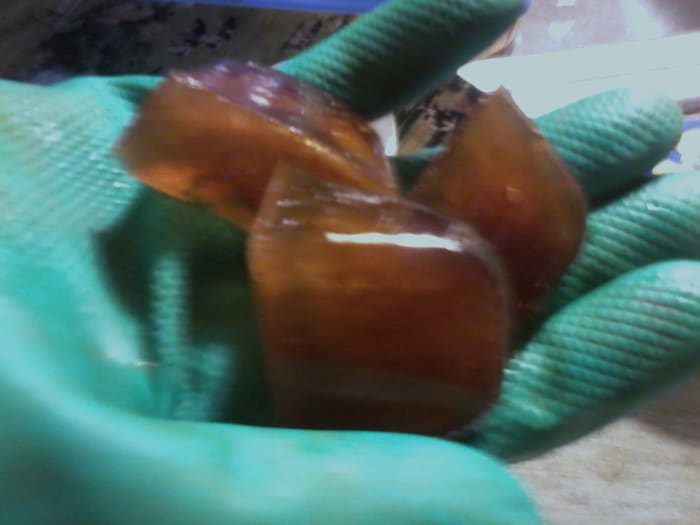 Freeze about one quarter of the milk, coffee, or tea before mixing the lye. I like to use ice cubes - makes things more simple!