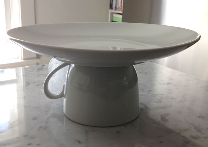 Why not use a tea cup or mug. This makes a whimsical gift or perfect for toting cookies back to your comfy chair.