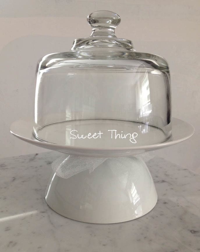 For this mock up, I've scripted "Sweet Thing". A stack of cookies underneath would make someone smile.