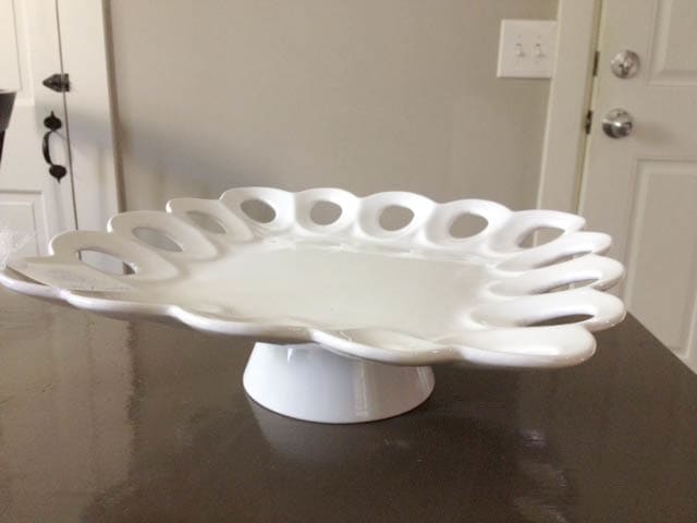 Choose various sizes and shapes. Larger plates or platters work well for appetizers.