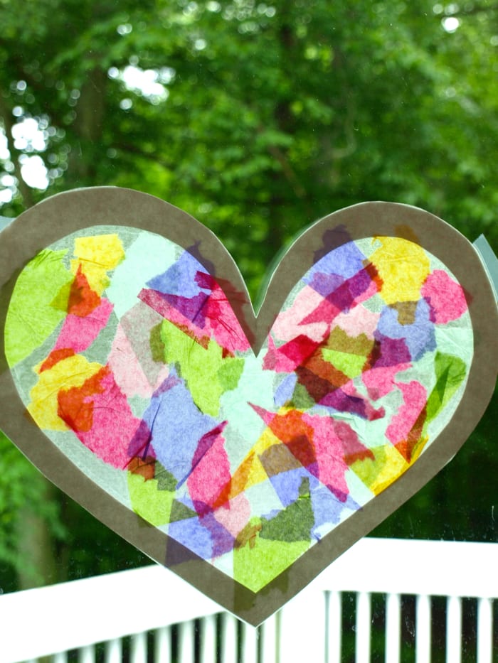 Suncatcher Craft Project for Toddlers - FeltMagnet