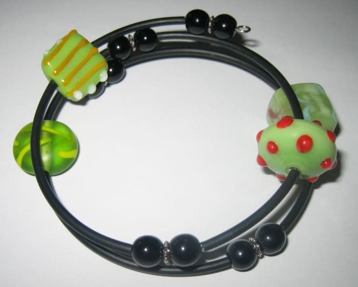 Memory wire bracelets can be an ideal choice for anyone who has difficulty fastening clasps or if you are unsure of sizing.