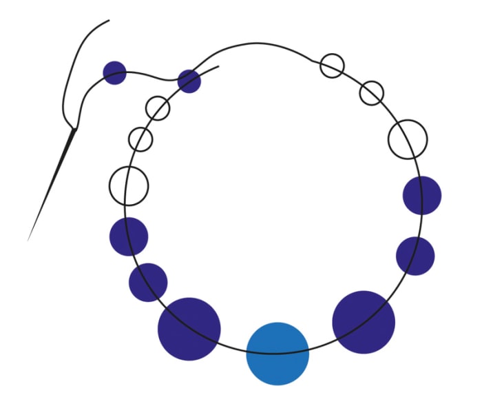 Step 2 & 3 - Click to enlarge. Note the tail is still meant to be there, but is hidden in this diagram.