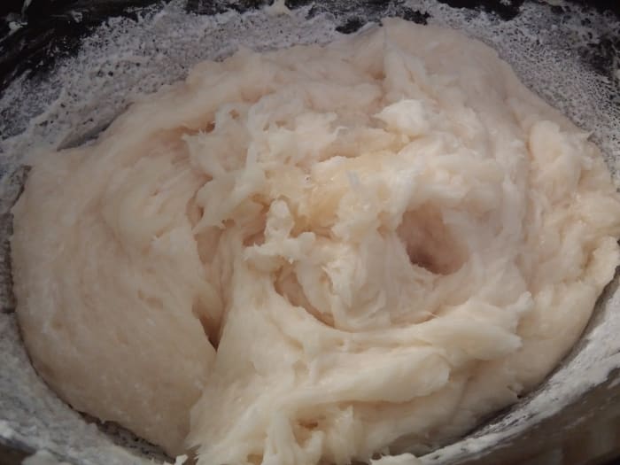 Once your base looks like this, its time to turn it down to low and wait about 15 minutes for the temperature to drop. If you add fragrance oil now, it would be to hot and the oil would burn off.