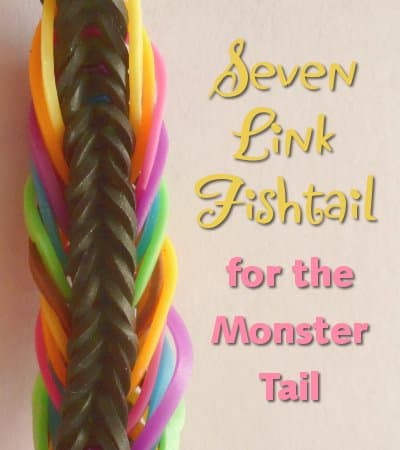 Seven 7 Link Fishtail Pattern for the monster tail loom