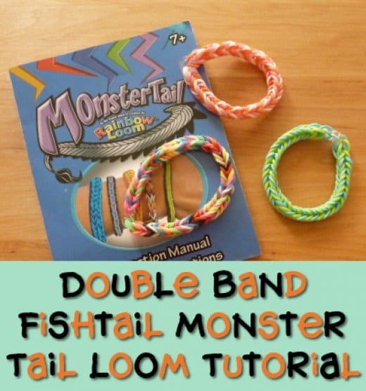 Double Fishtail Monster Tail Rubber Band Bracelets