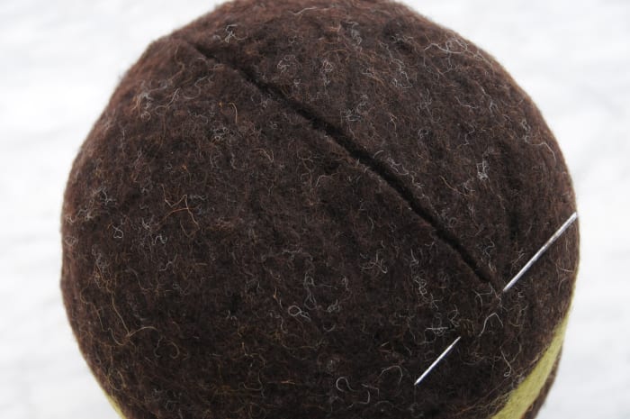 Cut along the tape measure, not completely through, just sufficient to mark the line.