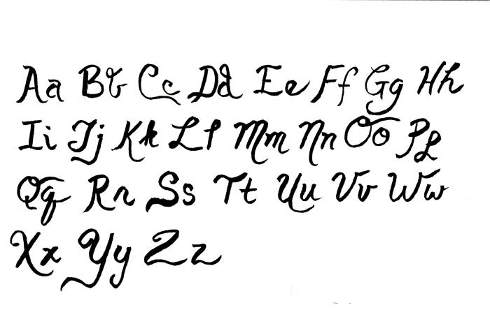 Practice some simple hand lettering. As you can see, it does not need to be perfect. It will still look nice on your plant markers!