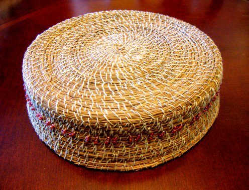 A peek at the bottom of my basket. This basket held together so well and was better than my first basket.