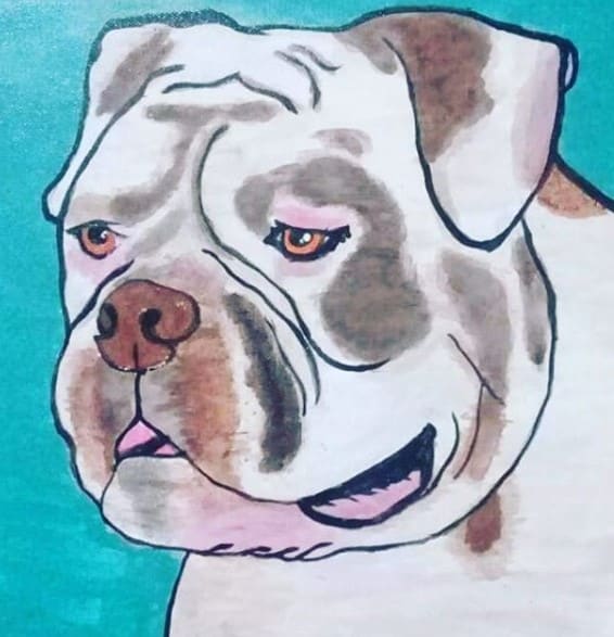 My cousin, who is 44 and has never painted in his life, followed my instructions and created this on April 3, 2019. It's pretty great! You can do it, too!