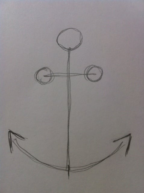 How to Draw an Anchor - FeltMagnet