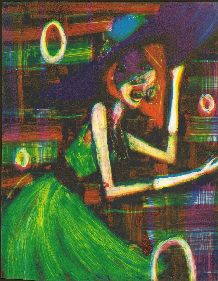 The Woman: Smoking- I like that this piece shows this sophisticated woman as a little edgier than you thought she might be from the introduction.