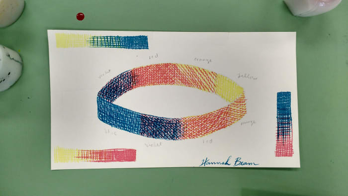 This is the dip pen and watercolor on a very textured paper. I was experimenting a lot with gradients.