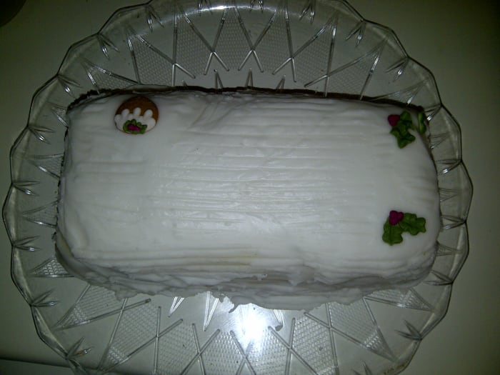 A lovely friend made me a fantastic Christmas cake last year - what a very special gift!