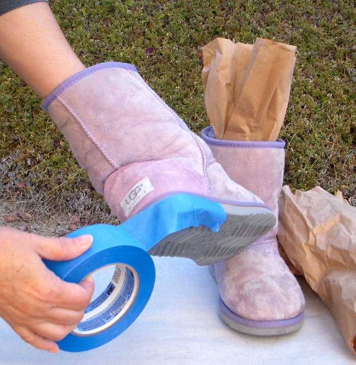 How to TieDye Ugg Boots Crafts