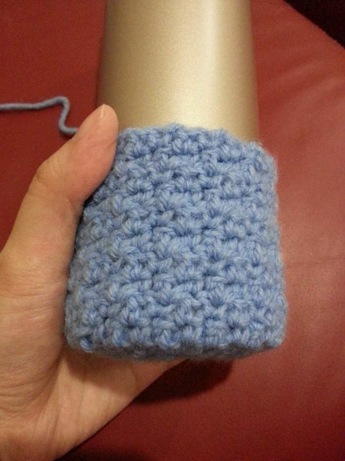 How to Crochet a Covered Water Bottle Cozy Free Crochet Pattern