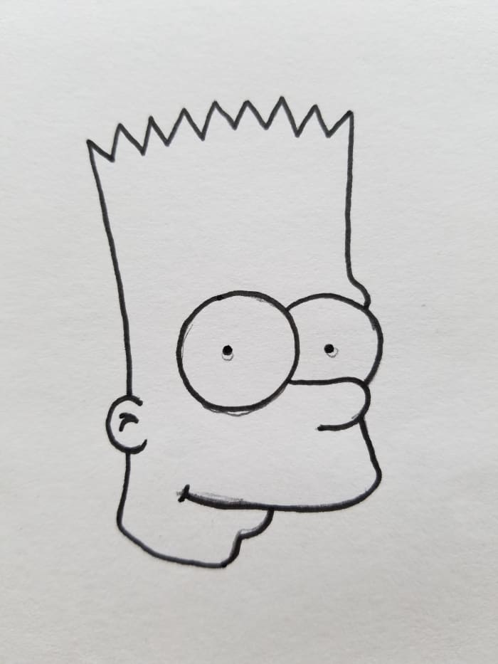 Best Guide to Draw Bootleg Bart Simpson Quick and Easy! - FeltMagnet