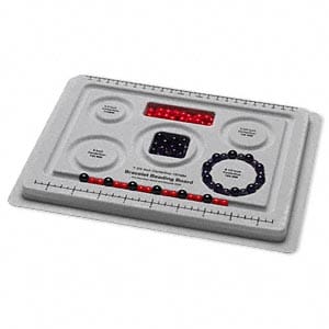 Specially designed beading boards are generally fairly inexpensive and versatile for many stringing projects.