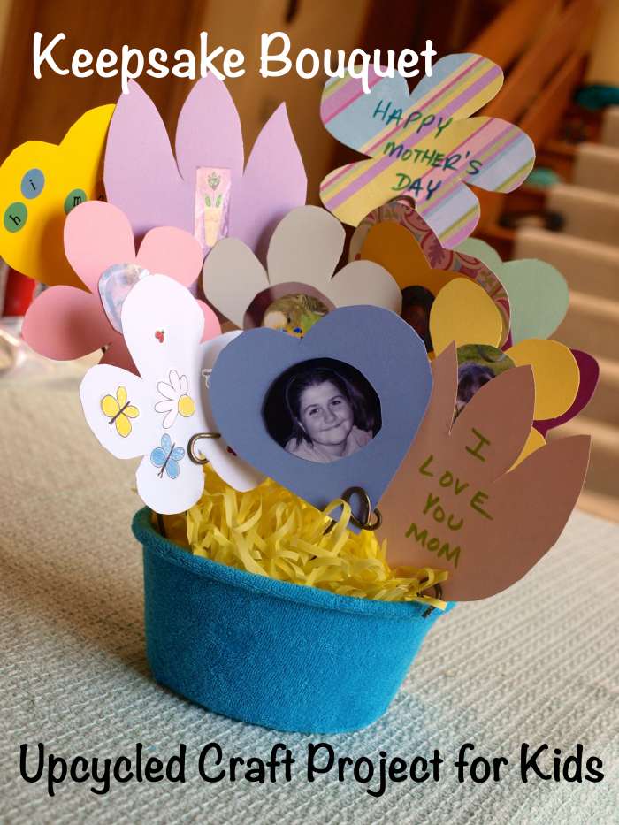 A gift that is sure to make anyone's day, this keepsake bouquet is the perfect upcycled craft project.