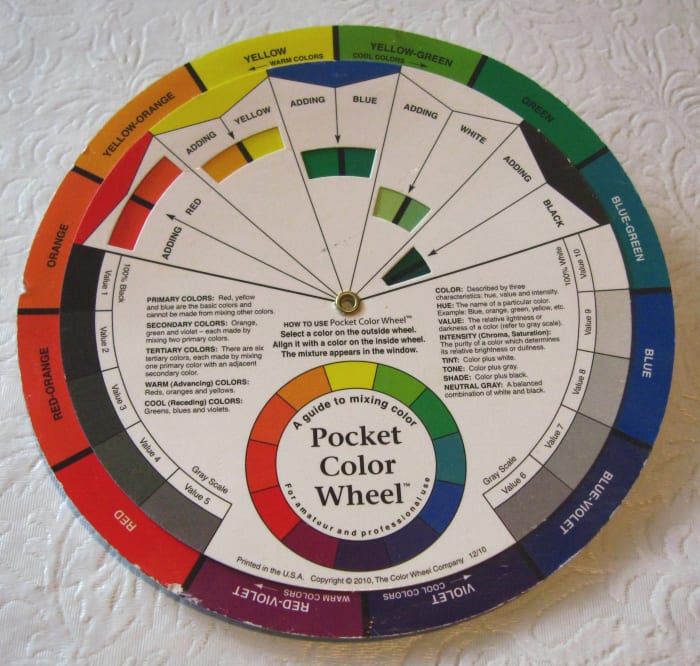 Color Wheel. Warm: Yellow or any color with yellow as a predominant component. Cool: Any blue or color predominantly blue. Red looks like it’s in the middle of the temperature scale, and its temperature is relative to the colors next to it.