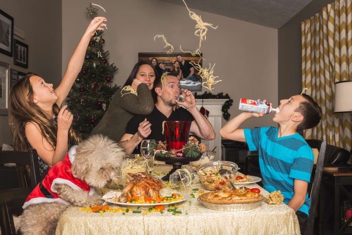 If your family tends to get a little too rambunctious around Christmas time, a lively game of charades might be the perfect outlet for all their extra holiday energy.
