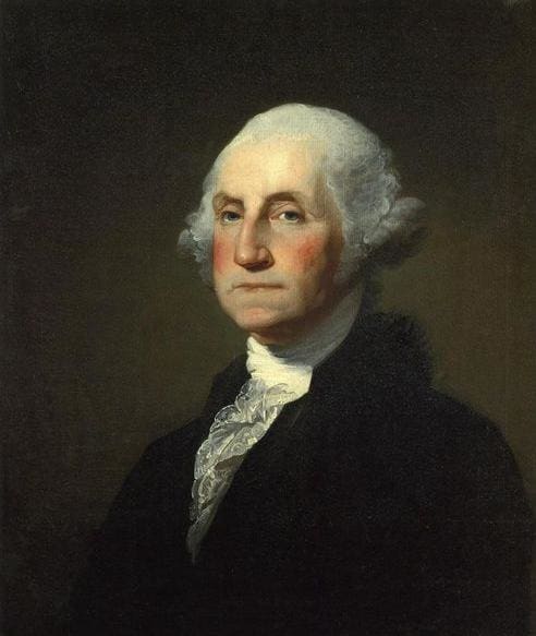 George Washington Portrait by Gilbert Stewart (http://en.wikipedia.org/wiki/File:Gilbert_Stuart_Williamstown_Portrait_of_George_Washington.jpg )