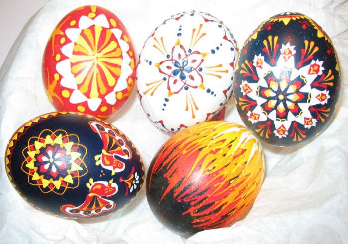 Egg-dyeing is a common practice worldwide, and several explanations for the conception of this tradition have been proposed.