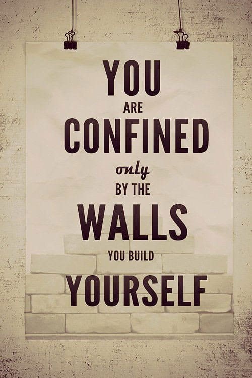 Imaginary walls cause real trouble.