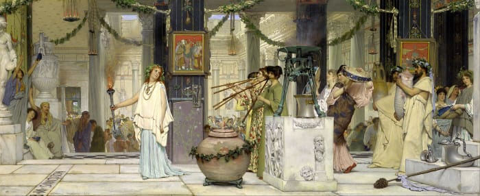 Feralia werd jaarlijks gevierd door de oude Romeinen om de geesten van de doden te eren. 