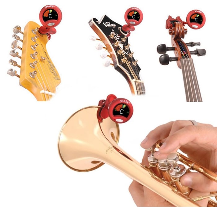 Universal tuner that works with stringed, woodwind and brass instruments. The cheapest, most accurate one on the market.
