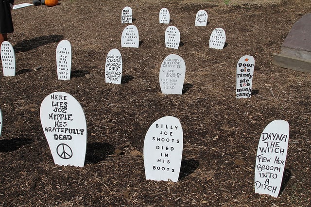 These are easy to create, and they can be much darker; it adds to the spookiness