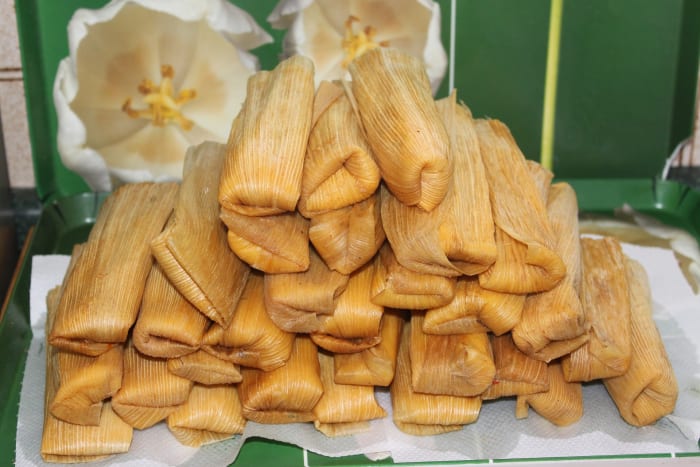 Tamales are a traditional Mexican food which are often eaten during the Christmas season