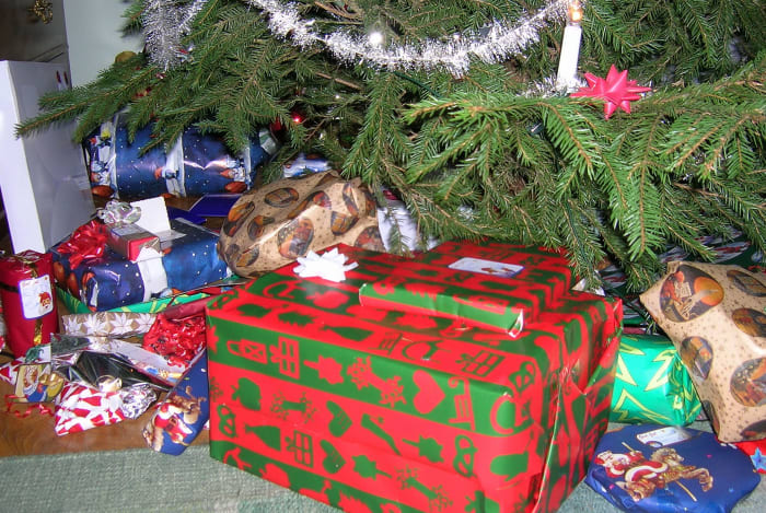 How quickly will your family tear through this stack of presents?