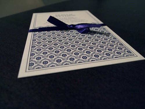 There are more than a few websites that will happily send you invitation samples to help you find the perfect card.