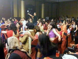 Photo 1.2: Get everyone to dress up for the theme party, in this case Bollywood night theme
