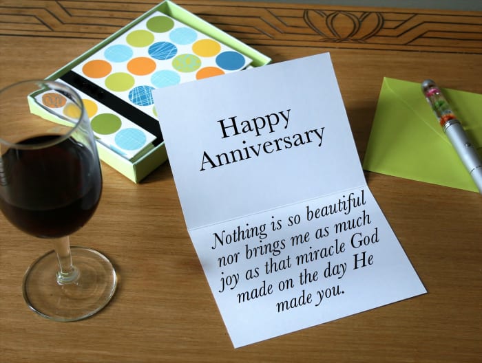 Christian Anniversary Wishes and Verses to Write in a Card - Holidappy