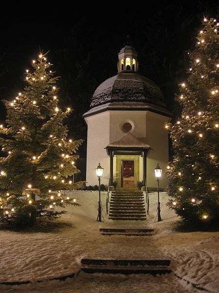 The Silent Night Chapel in Oberndorf, Austria, where the annual "Silent Night!" Celebration and sing-along takes place