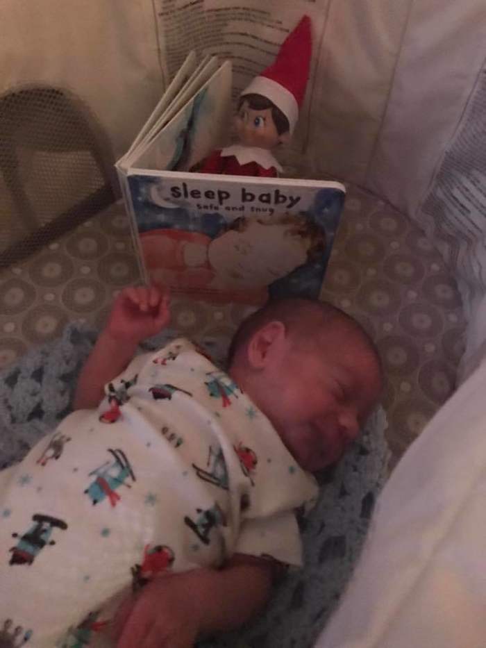 Elf on the Shelf Ideas for Baby Holidappy Celebrations