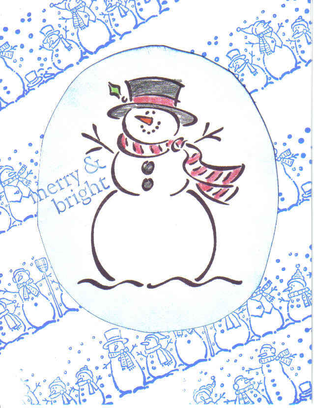 My sister made her own cards for many years using Stampin' Up stamps. The combinations she could devise with her many stamps were a delight and I always saved those.