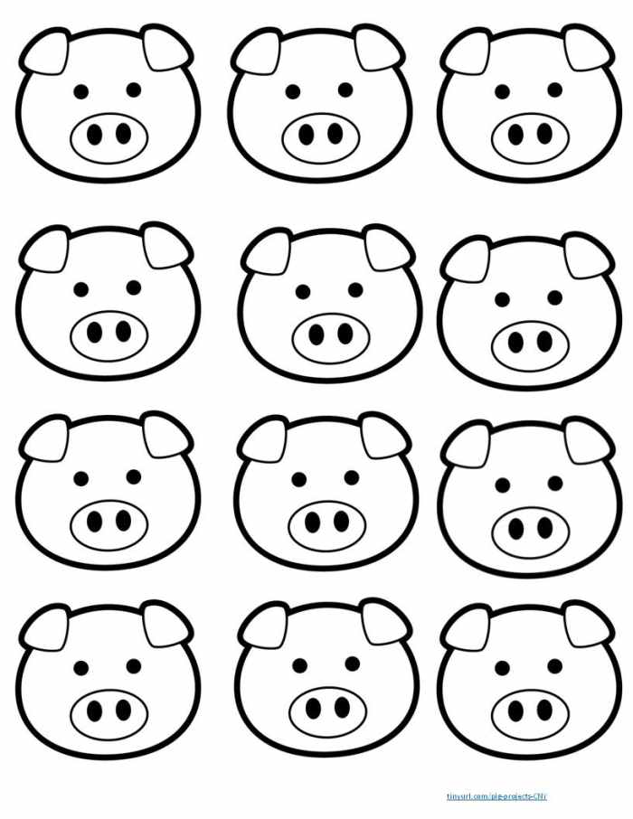 Easy Printable Projects for the Year of the Pig: Kid Crafts for Chinese ...