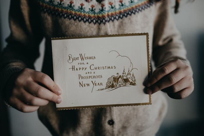 When displayed around the house, physical Christmas cards are a tangible reminder of the loved ones who sent them.