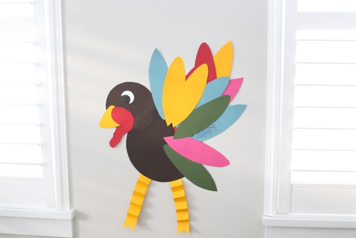 This autumn spin on the classic "pin the tail on the donkey" parlor game is easy to set up and fun to play.